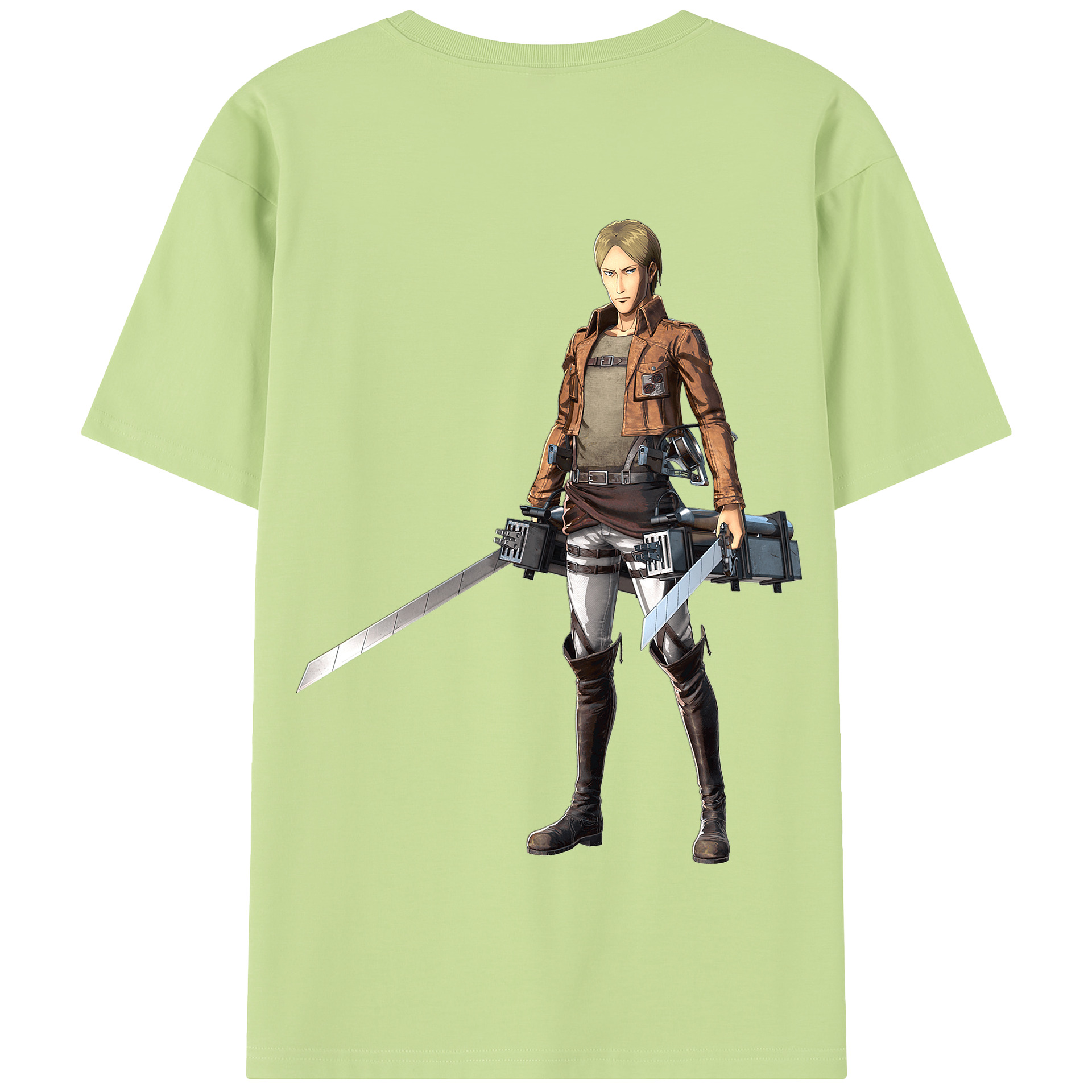 （画像用） 進撃の巨人 Attack on Titan 綿100％半袖Tシャツ（背面プリント）